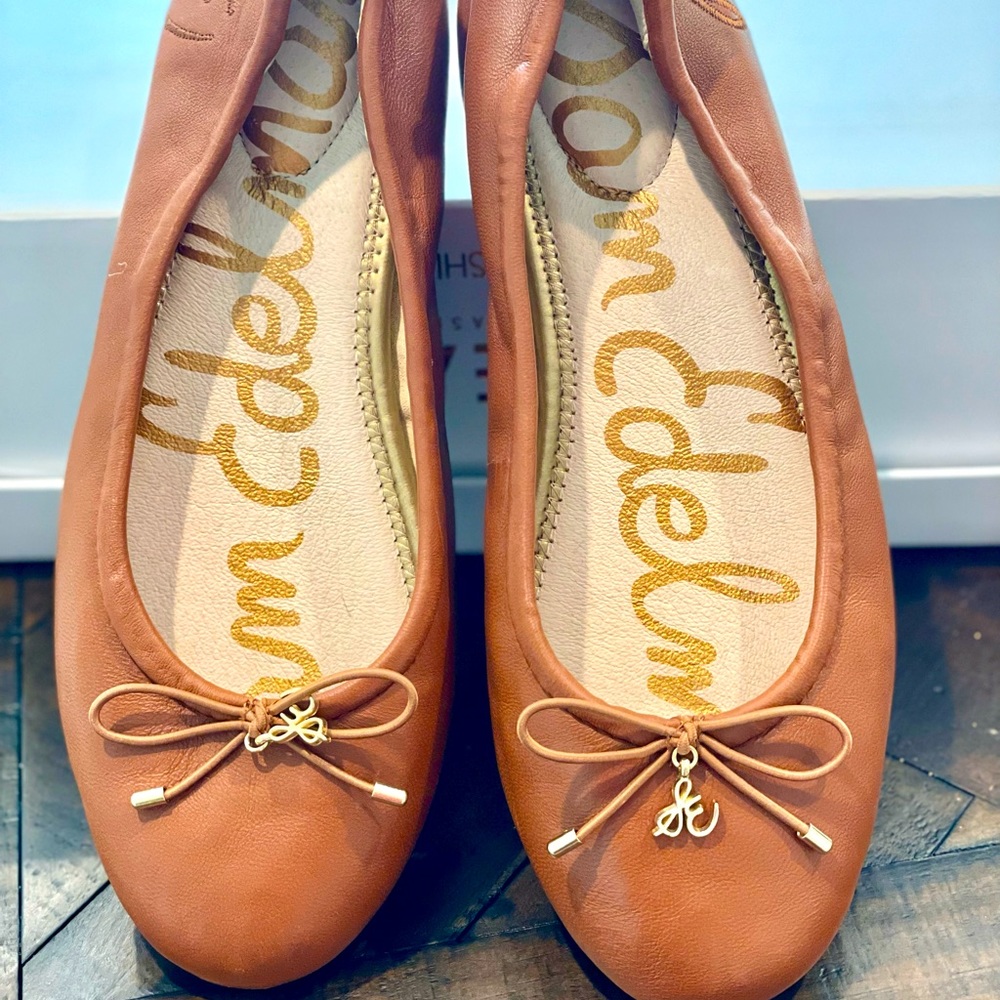 Sam Edelman Felicia flats.  Worn once.  In excellent condition.. 6W